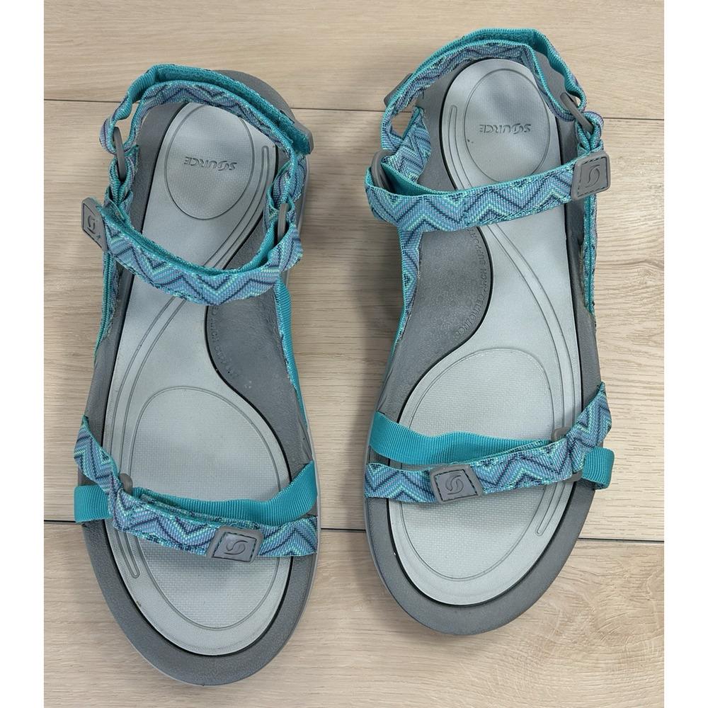 Source Carmel Women size 11 US 42 EU Hiking Walking Confort Sandals Arch Support